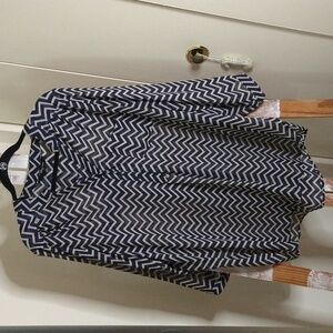 Riley & James Zig Zag Layering Top Sz 2X